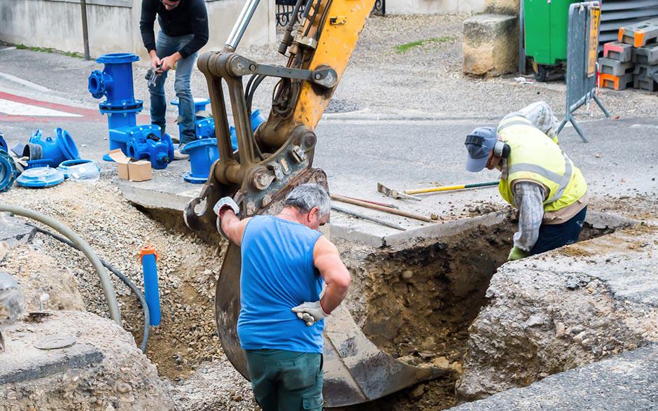canalisation assainissement Orgeval